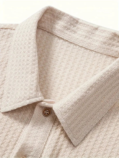 Men’s Polo Shirt | Solid Textured Design 4