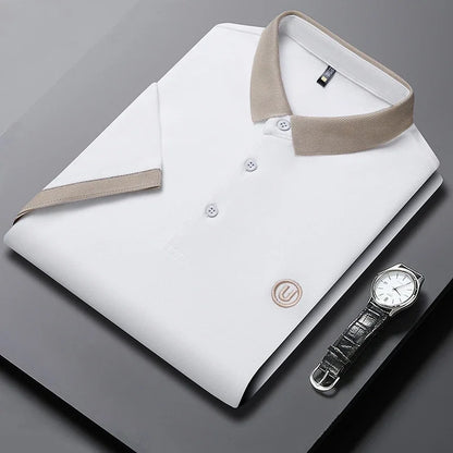 Men's Polo Shirts | Cotton Casual Polo with Embroidered Design | Breathable Comfort for Any Occasion 10