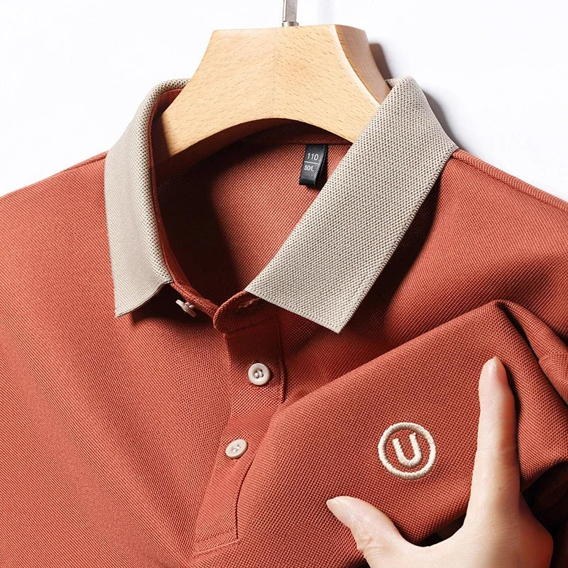 Men's Polo Shirts | Cotton Casual Polo with Embroidered Design | Breathable Comfort for Any Occasion 2