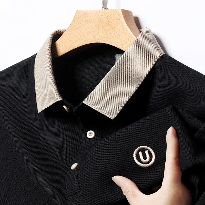 Men's Polo Shirts | Cotton Casual Polo with Embroidered Design | Breathable Comfort for Any Occasion 3