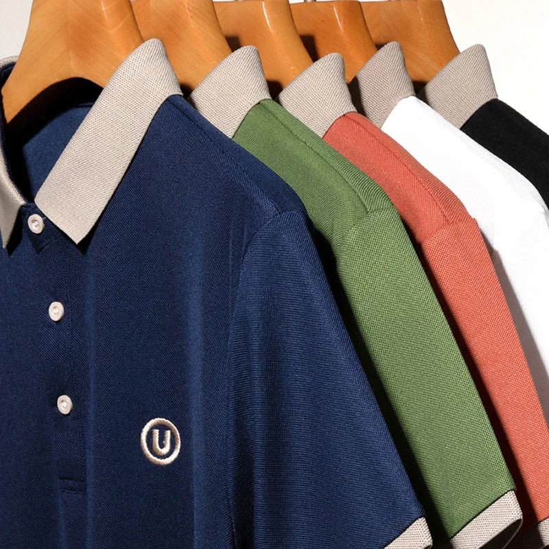 Men's Polo Shirts | Cotton Casual Polo with Embroidered Design | Breathable Comfort for Any Occasion 5