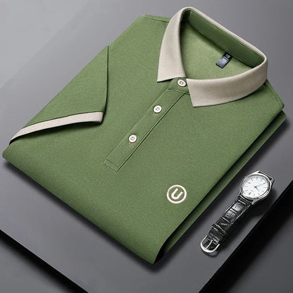 Men's Polo Shirts | Cotton Casual Polo with Embroidered Design | Breathable Comfort for Any Occasion 6
