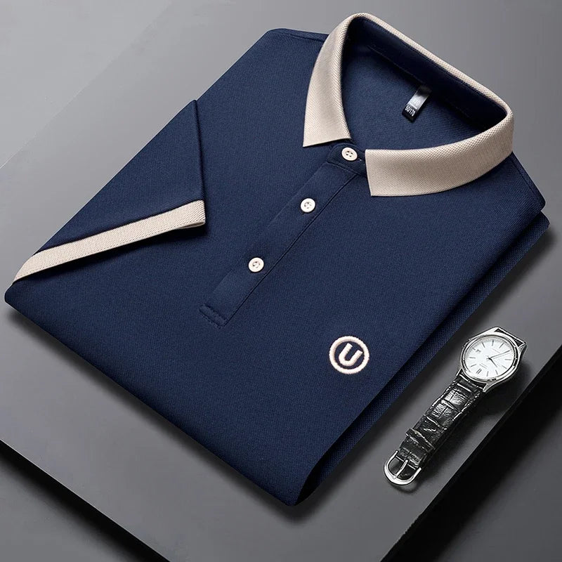 Men's Polo Shirts | Cotton Casual Polo with Embroidered Design | Breathable Comfort for Any Occasion 7