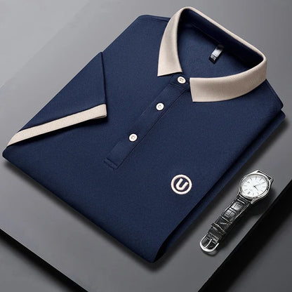 Men's Polo Shirts | Cotton Casual Polo with Embroidered Design | Breathable Comfort for Any Occasion 7