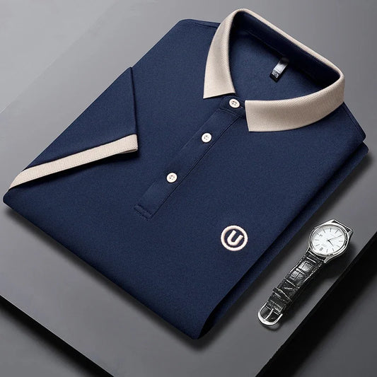 Men's Polo Shirts | Cotton Casual Polo with Embroidered Design | Breathable Comfort for Any Occasion 7