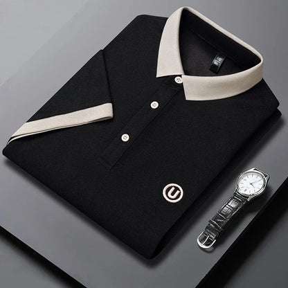 Men's Polo Shirts | Cotton Casual Polo with Embroidered Design | Breathable Comfort for Any Occasion 8