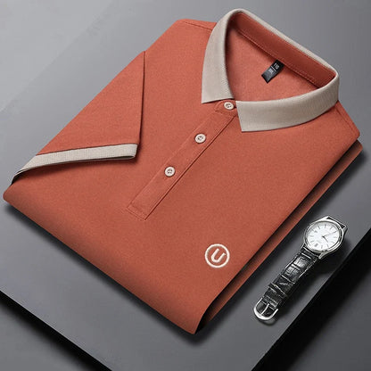 Men's Polo Shirts | Cotton Casual Polo with Embroidered Design | Breathable Comfort for Any Occasion 9