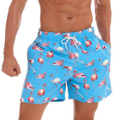 Men’s Quick-Dry Printed Swim Shorts Holiday Beach Trunks 2