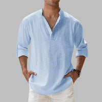 Men’s Relaxed Linen Cotton Summer Shirt 0