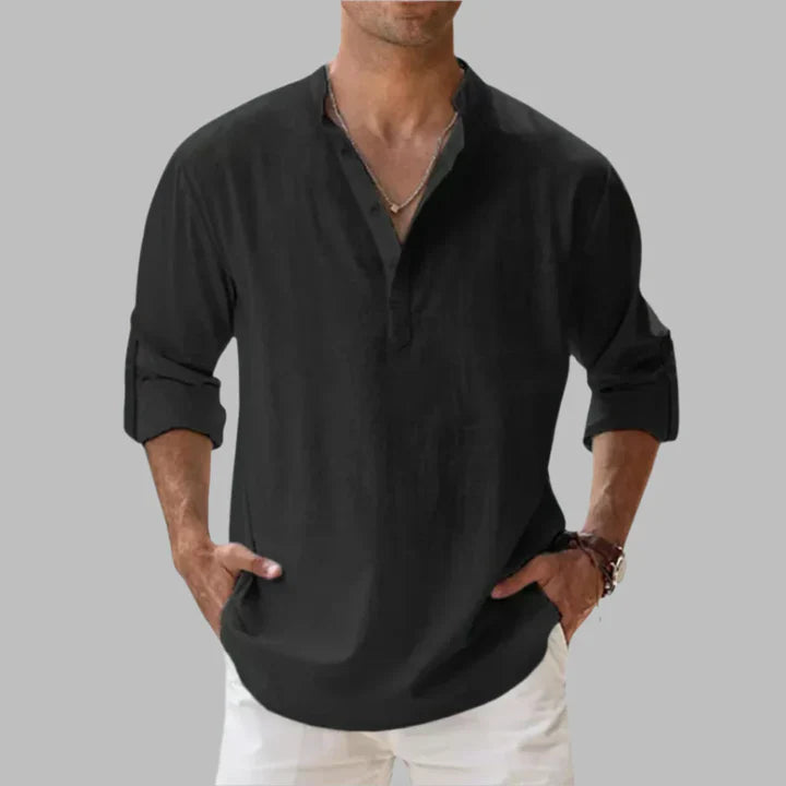 Men’s Relaxed Linen Cotton Summer Shirt 1