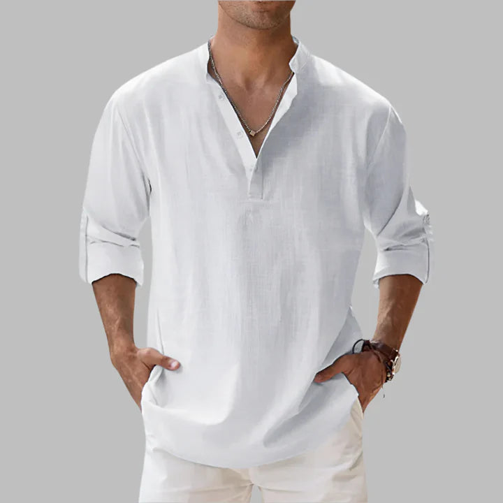 Men’s Relaxed Linen Cotton Summer Shirt 3