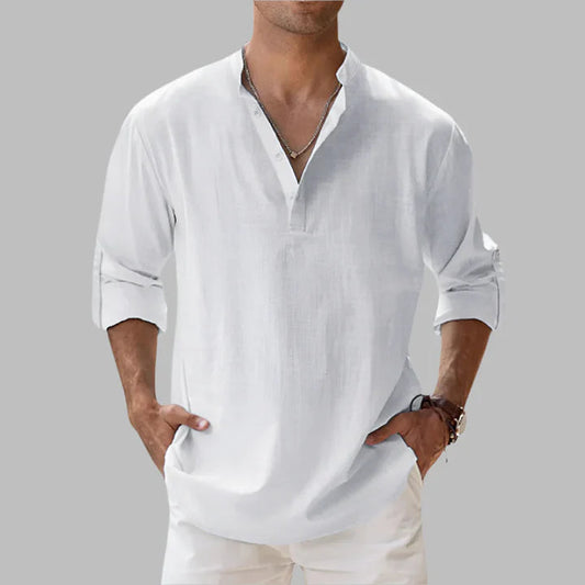 Men’s Relaxed Linen Cotton Summer Shirt 3