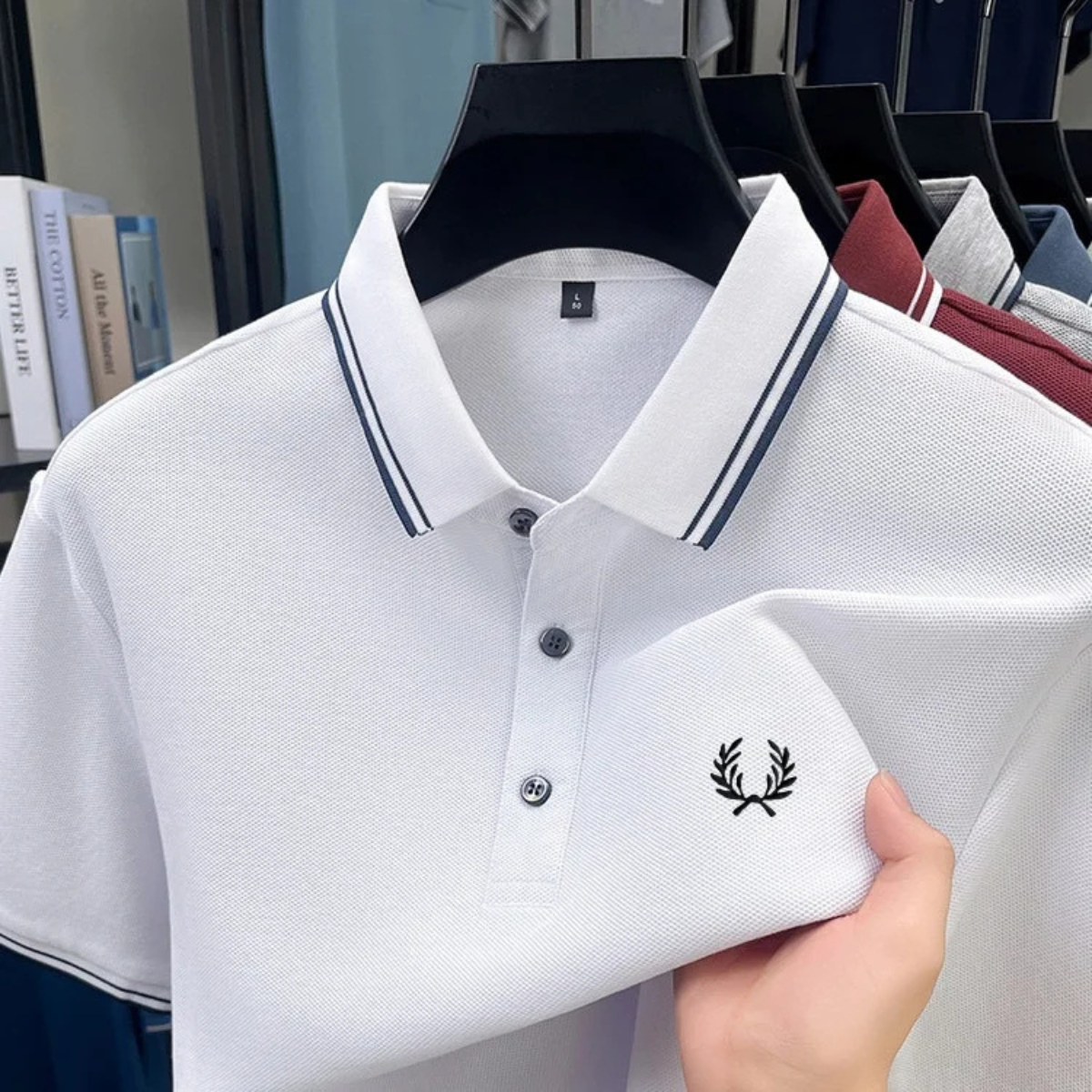 Men’s Smart Casual Cotton Polo Shirt 1
