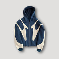 Men's Urban Streetwear Zip Hoodie 0