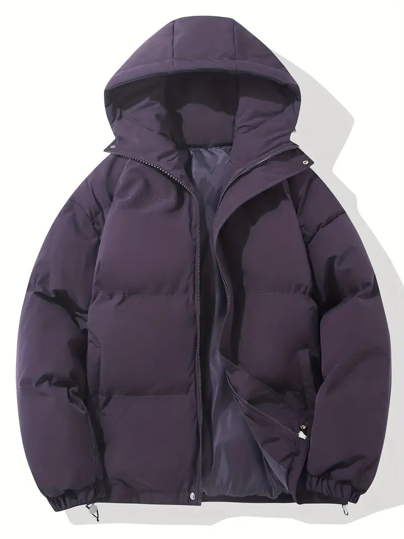 Men's Hooded Down-Insulated Puffer Jacket