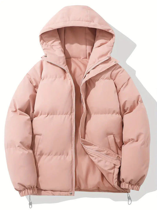 Men's Down Puffer Jacket - Hooded Winter Coat with Premium Insulation