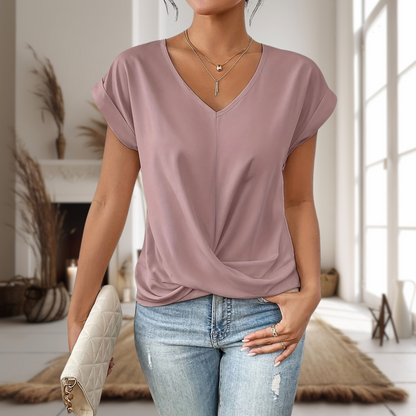 Mia | Casual Comfortable V-Neck T-Shirt 1