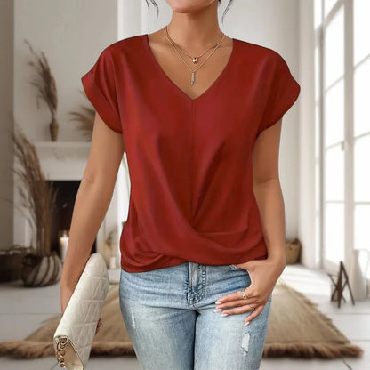 Mia | Casual Comfortable V-Neck T-Shirt 3