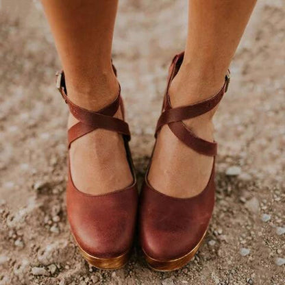 Mia | Chic Black Wedge Heels for Women 3