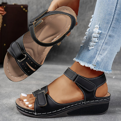Mia | Stylish Adjustable Wedge Sandals for Women 1