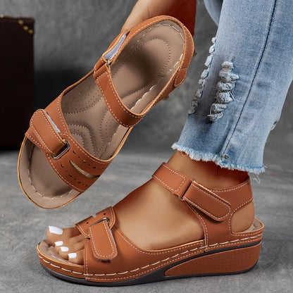 Mia | Stylish Adjustable Wedge Sandals for Women 2