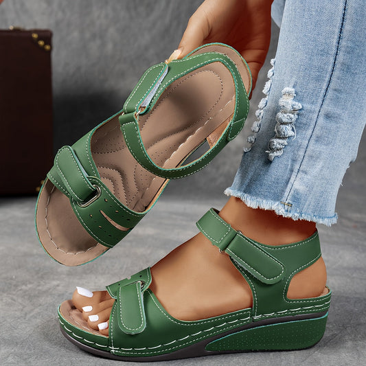 Mia | Stylish Adjustable Wedge Sandals for Women 4