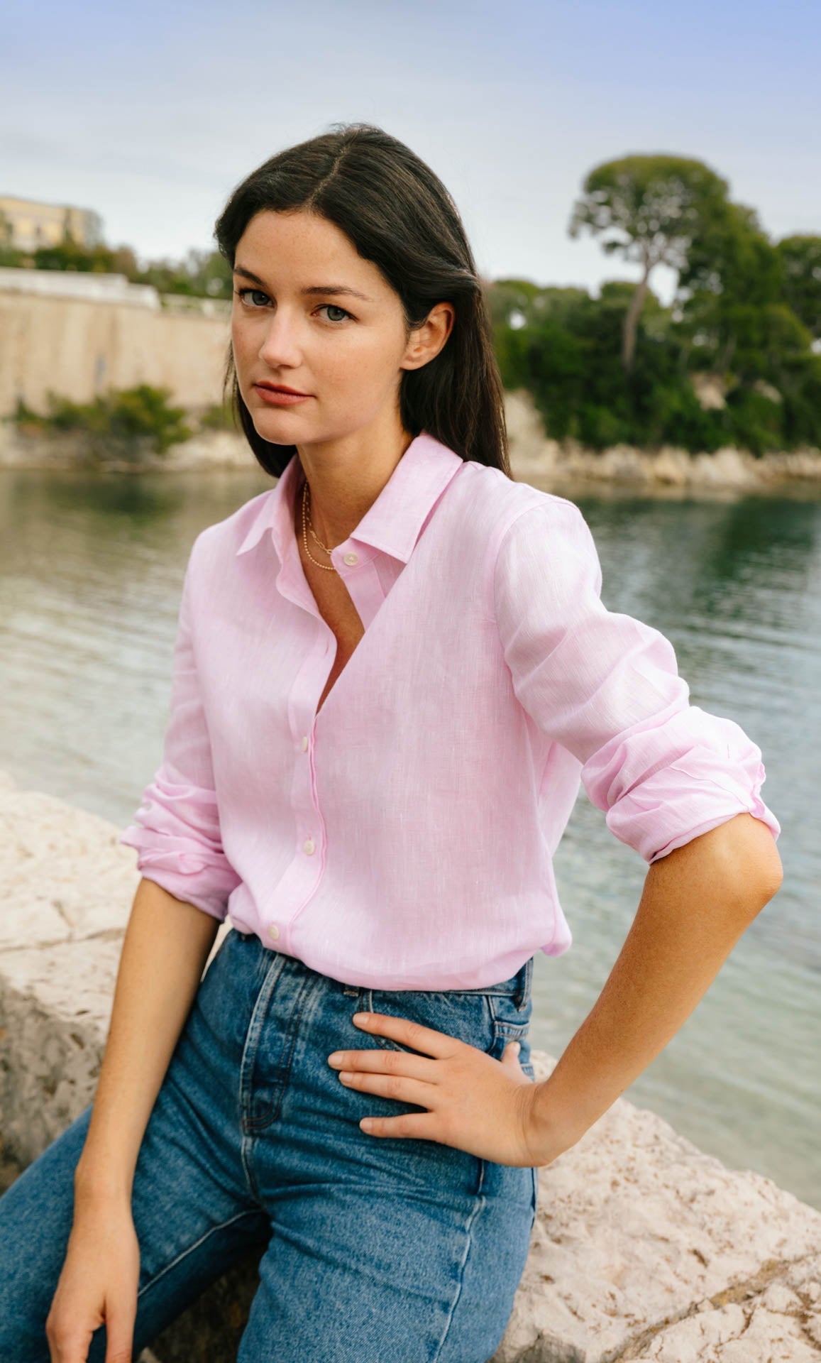 Mia | Stylish Breathable Linen Women's Shirt 10