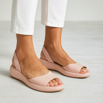Mia | Stylish Chunky Platform Slingback Sandals 1
