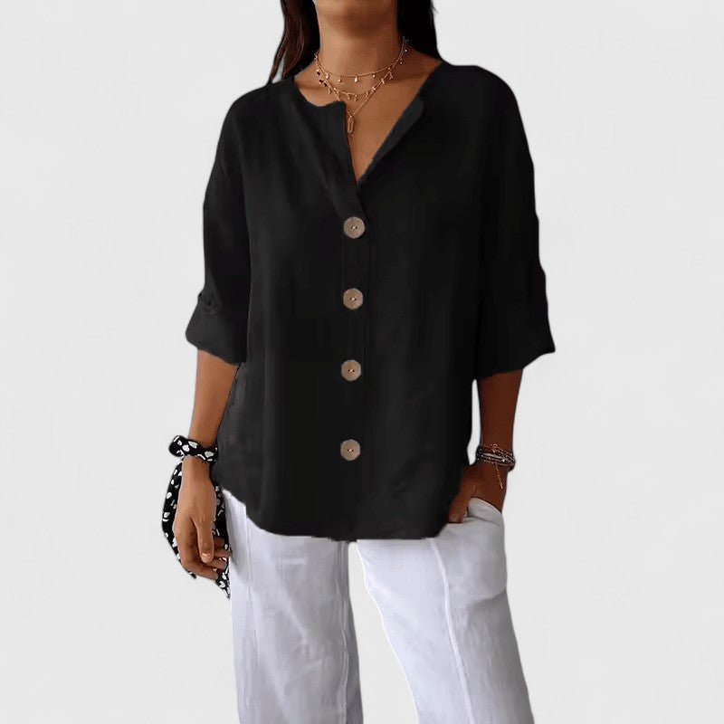 Mia | Versatile Relaxed Fit Blouse for Women 0