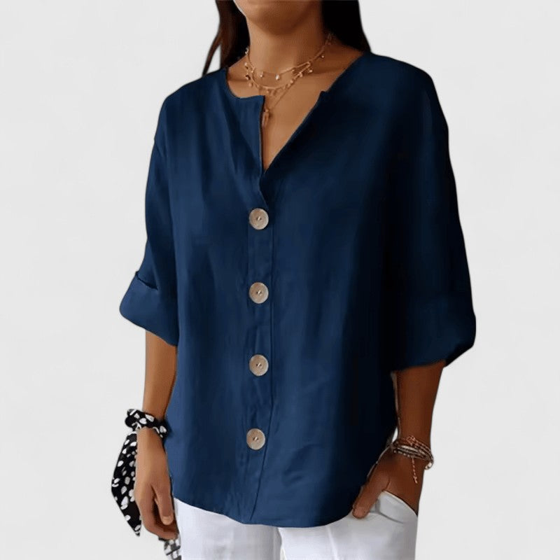 Mia | Versatile Relaxed Fit Blouse for Women 3