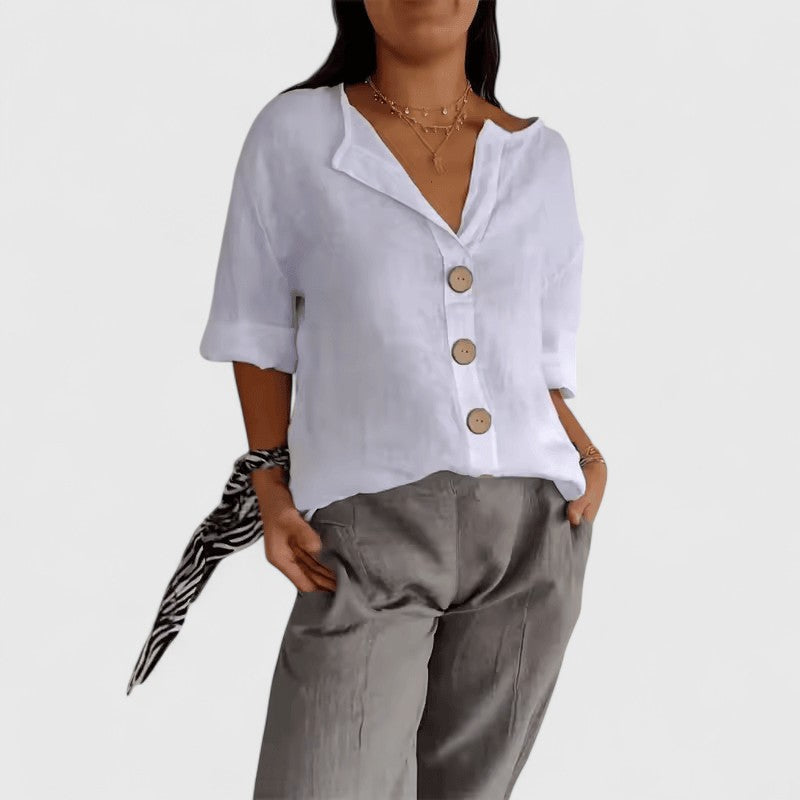 Mia | Versatile Relaxed Fit Blouse for Women 4