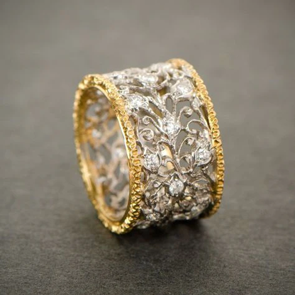 Mika - Vintage Ivy Band with Zirconia 0