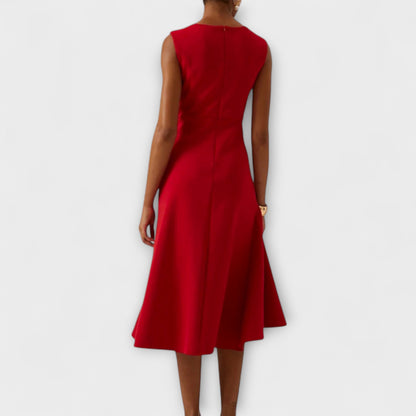 Mila | Ruffle Midi Cocktail Dress 1