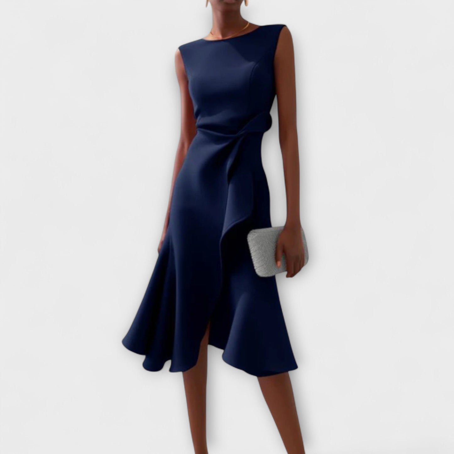 Mila | Ruffle Midi Cocktail Dress 2