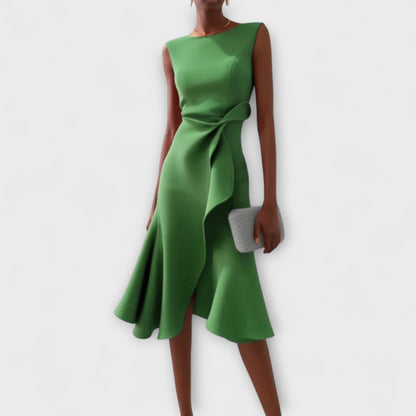 Mila | Ruffle Midi Cocktail Dress 6