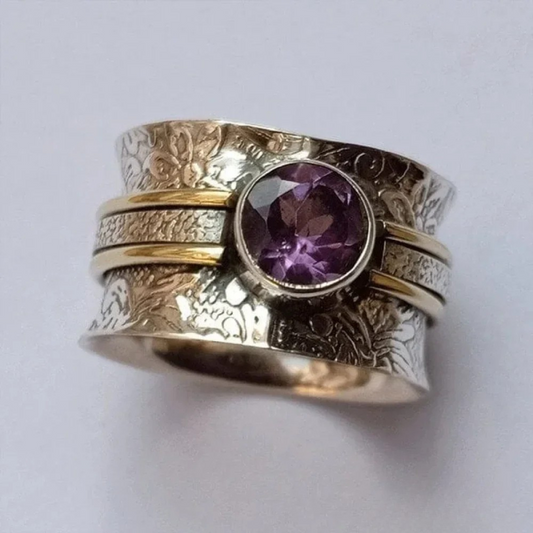 Mindfulness Ring in Bohemian Crystal 1