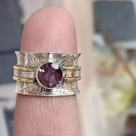 Mindfulness Ring in Bohemian Crystal 2