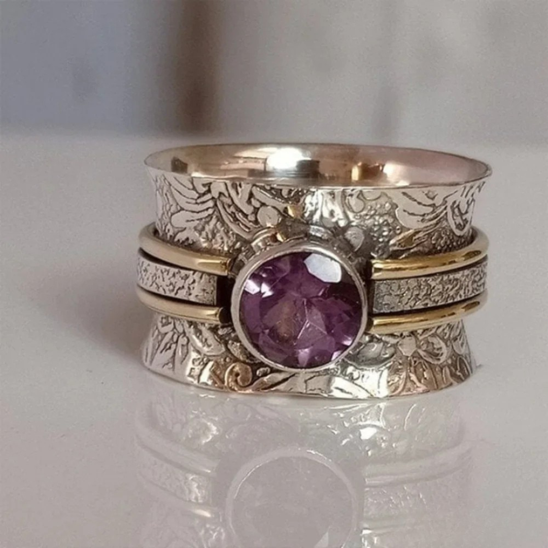 Mindfulness Ring in Bohemian Crystal 3