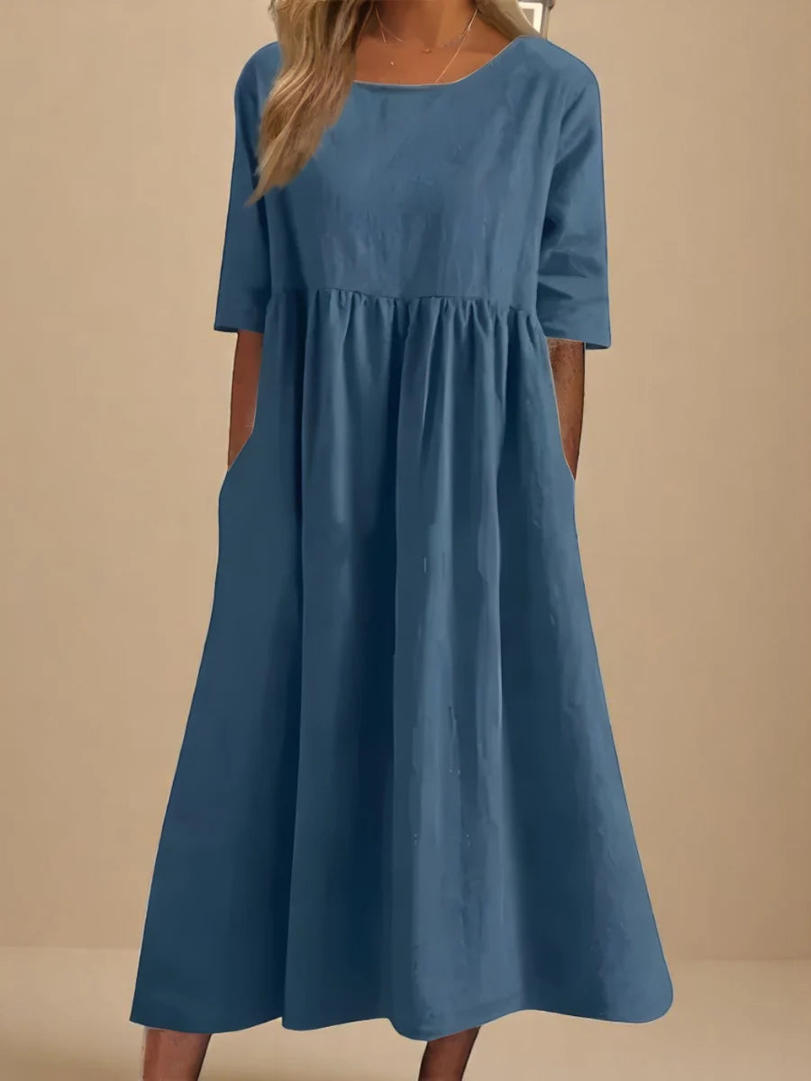 Miranda | Classic Mid Sleeve Dress 1
