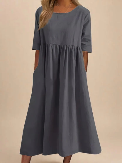 Miranda | Classic Mid Sleeve Dress 2