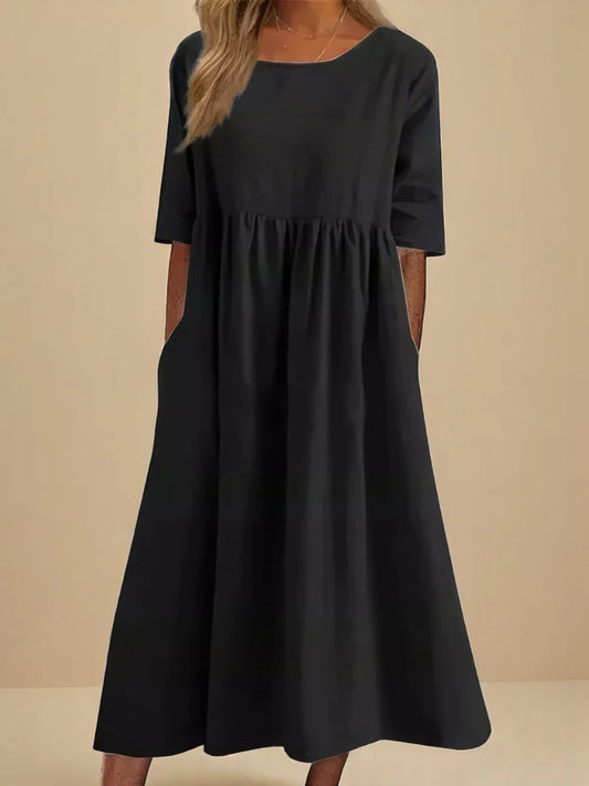 Miranda | Classic Mid Sleeve Dress 4