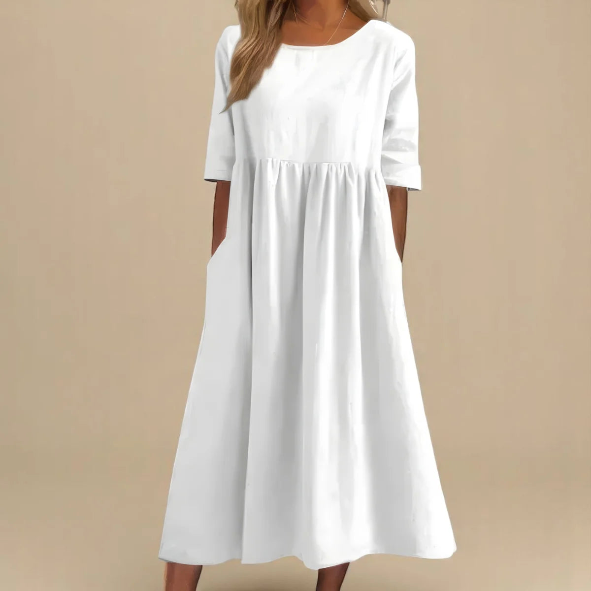 Miranda | Classic Mid Sleeve Dress 5