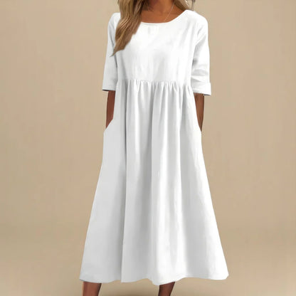 Miranda | Classic Mid Sleeve Dress 5