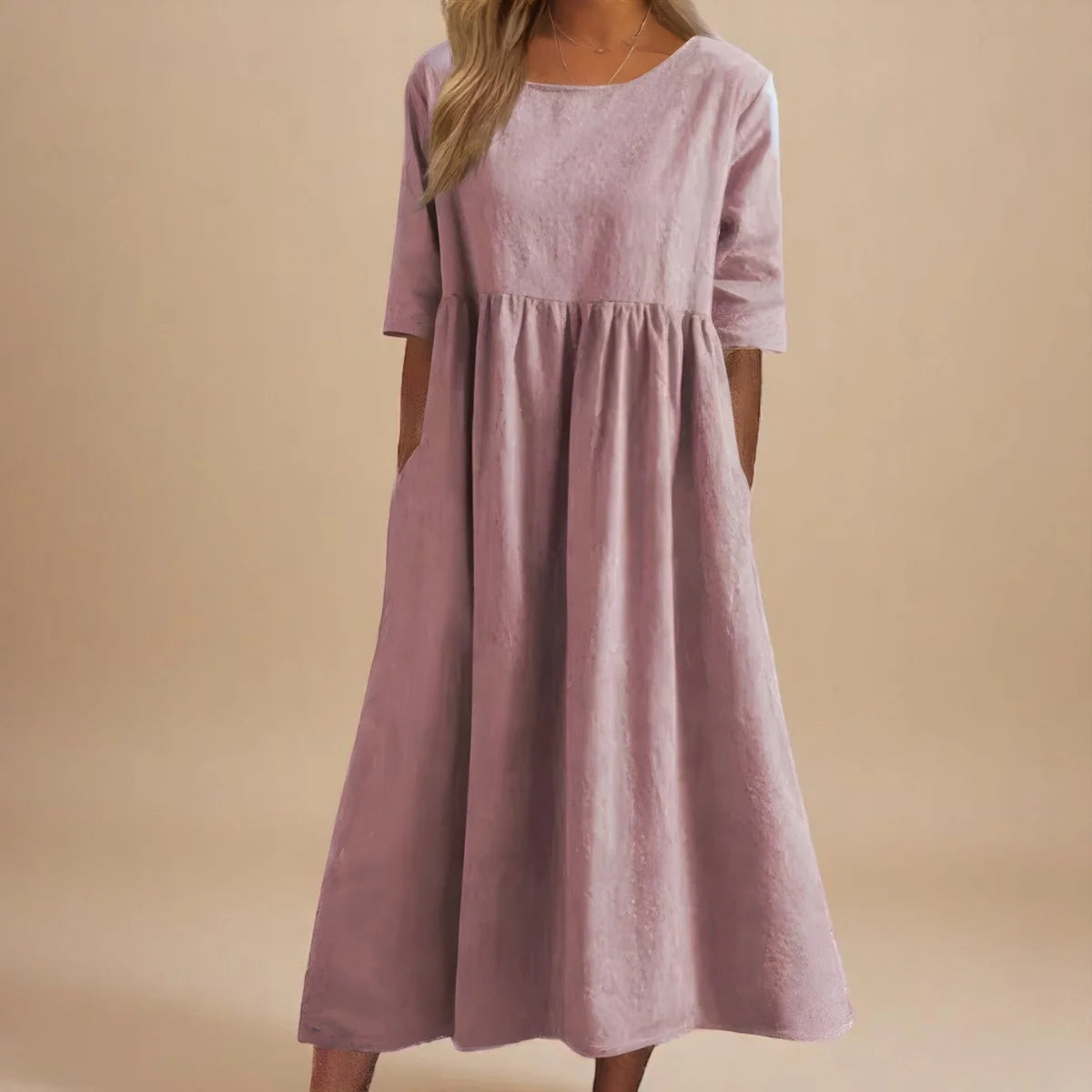 Miranda | Classic Mid Sleeve Dress 7