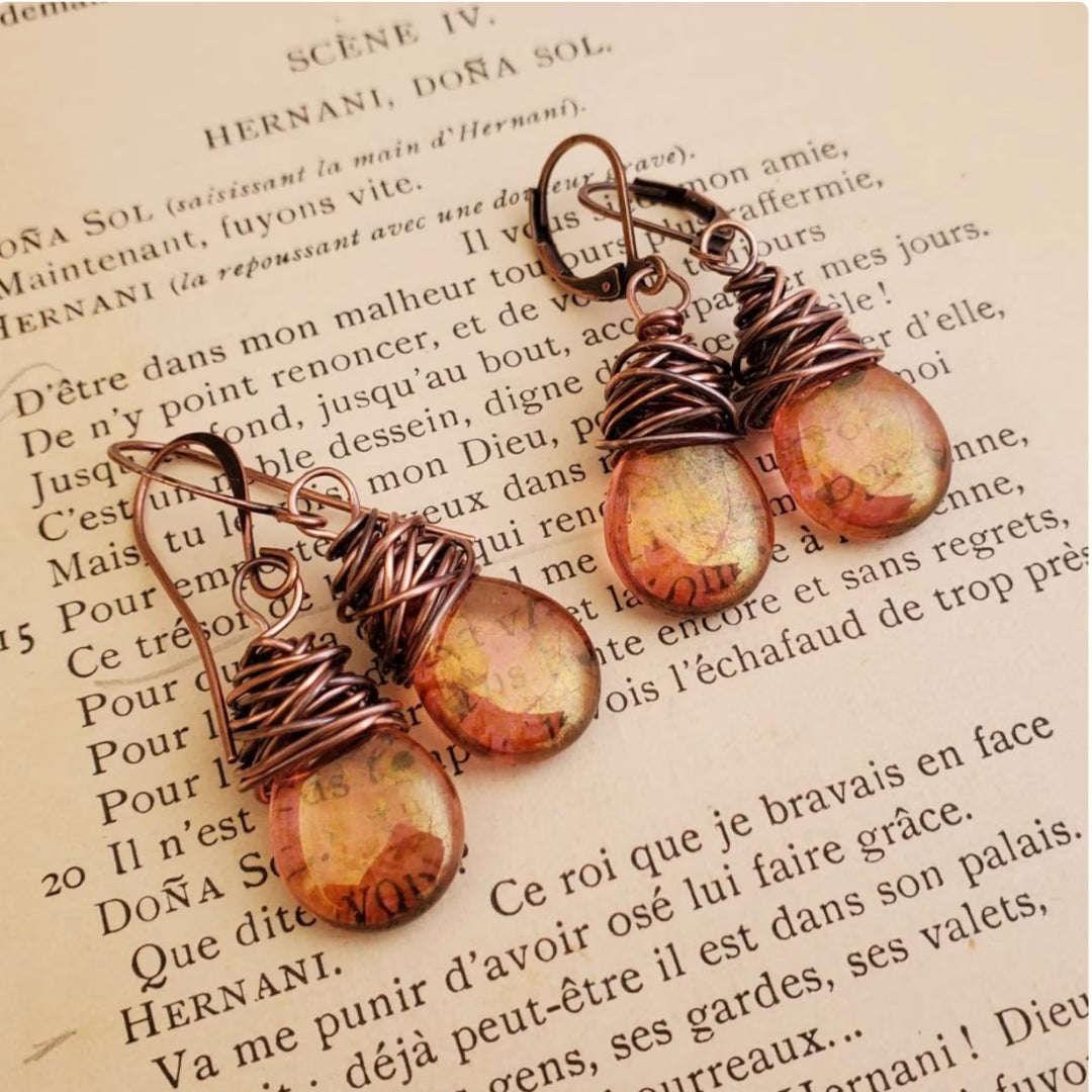 Moira - Retro Firefly Stud Earrings 0