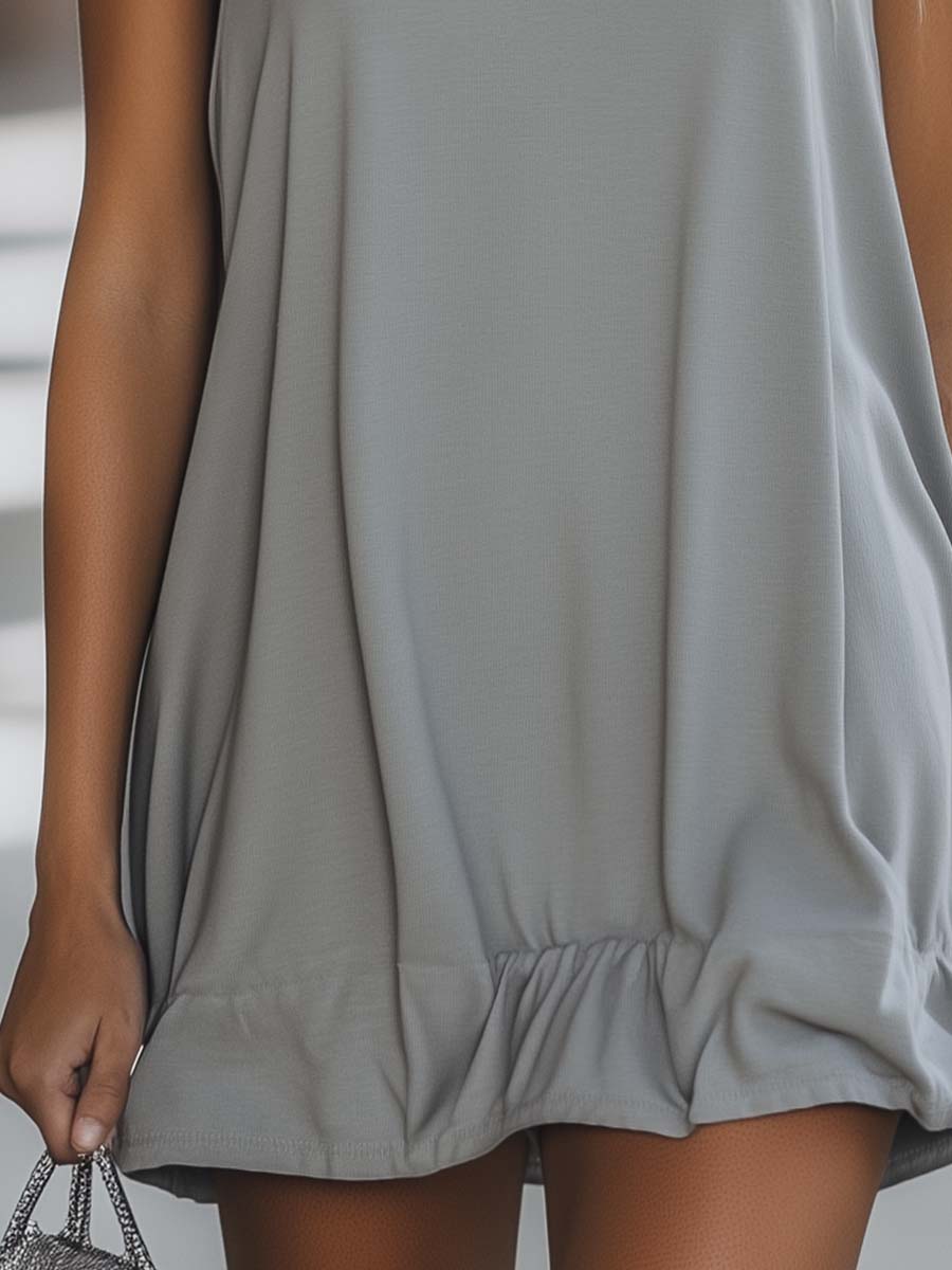 Myra | Sleeveless Hooded Mini Dress 4