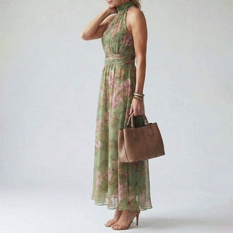Nadya | Floral Halter Maxi Dress 1