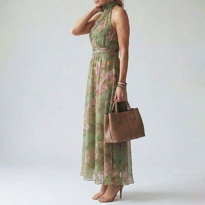 Nadya | Floral Halter Maxi Dress 1