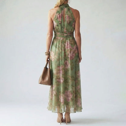 Nadya | Floral Halter Maxi Dress 2