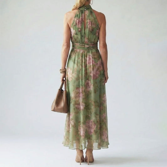 Nadya | Floral Halter Maxi Dress 2